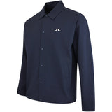 J.Lindeberg Golf Jacket - Dex Coach Overshirt - JL Navy SS26
