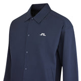 J.Lindeberg Golf Jacket - Dex Coach Overshirt - JL Navy SS26