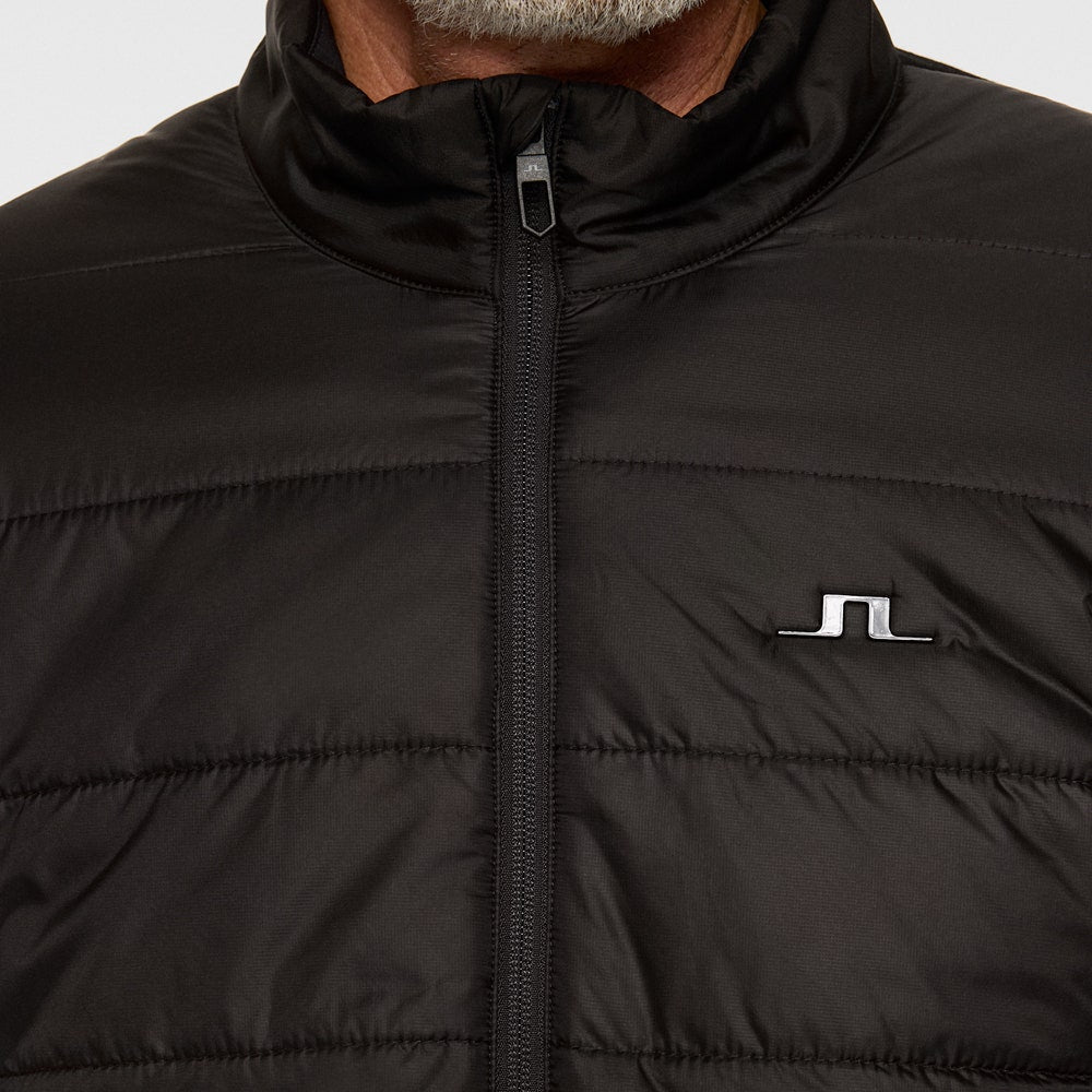 J.Lindeberg Golf Jacket - Gregory Primaloft FZ - Black AW25