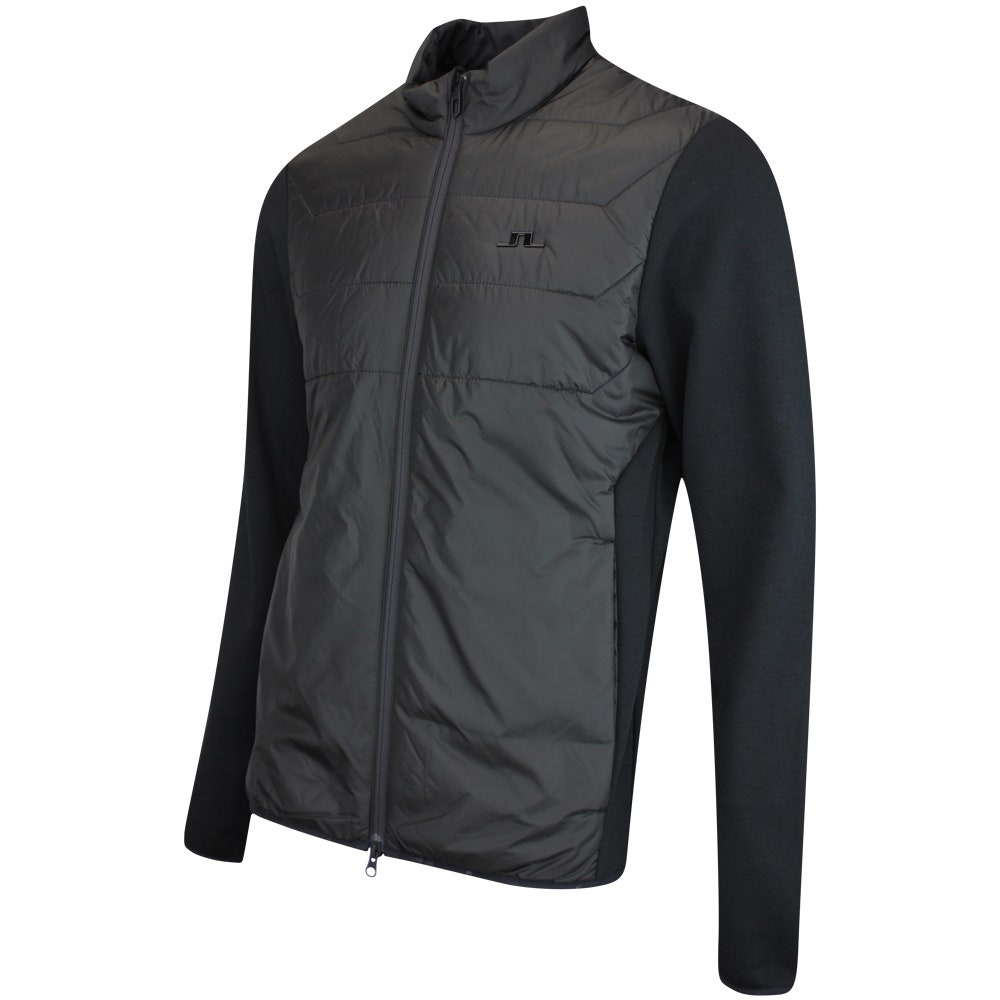 J.Lindeberg Golf Jacket - Gregory Primaloft FZ - Black AW25