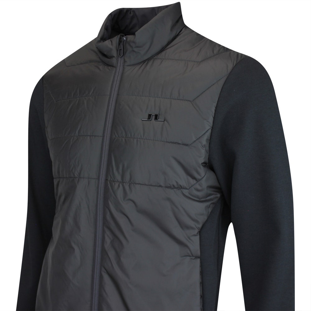 J.Lindeberg Golf Jacket - Gregory Primaloft FZ - Black AW25