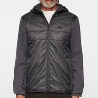 J.Lindeberg Golf Jacket - Gregory Primaloft FZ Hoodie - Asphalt AW25