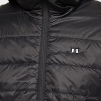 J.Lindeberg Golf Jacket - Gregory Primaloft FZ Hoodie - Asphalt AW25