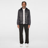 J.Lindeberg Golf Jacket - Gregory Primaloft FZ Hoodie - Asphalt AW25