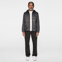 J.Lindeberg Golf Jacket - Gregory Primaloft FZ Hoodie - Asphalt AW25