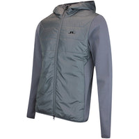 J.Lindeberg Golf Jacket - Gregory Primaloft FZ Hoodie - Asphalt AW25