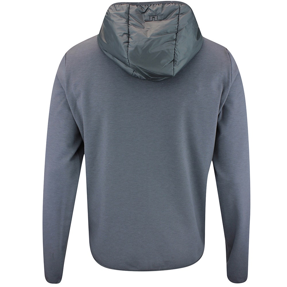 J.Lindeberg Golf Jacket - Gregory Primaloft FZ Hoodie - Asphalt AW25