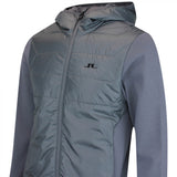 J.Lindeberg Golf Jacket - Gregory Primaloft FZ Hoodie - Asphalt AW25