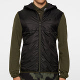J.Lindeberg Golf Jacket - Gregory Primaloft FZ Hoodie - Forest AW25