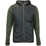 J.Lindeberg Golf Jacket - Gregory Primaloft FZ Hoodie - Forest AW25