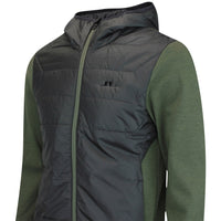 J.Lindeberg Golf Jacket - Gregory Primaloft FZ Hoodie - Forest AW25