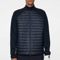 J.Lindeberg Golf Jacket - Hayden Quilt Hybrid FZ - JL Navy AW25