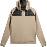 J.Lindeberg Golf Jacket - Heyden Quilted Hoodie - Brindle AW26