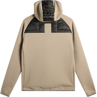 J.Lindeberg Golf Jacket - Heyden Quilted Hoodie - Brindle AW26