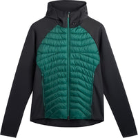 J.Lindeberg Golf Jacket - Heyden Quilted Hoodie - Forest Biome AW26