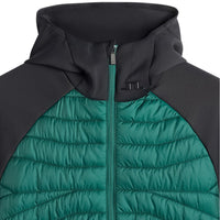 J.Lindeberg Golf Jacket - Heyden Quilted Hoodie - Forest Biome AW26