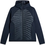 J.Lindeberg Golf Jacket - Heyden Quilted Hoodie - JL Navy AW26