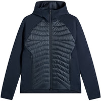 J.Lindeberg Golf Jacket - Heyden Quilted Hoodie - JL Navy AW26