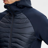 J.Lindeberg Golf Jacket - Heyden Quilted Hoodie - JL Navy AW26