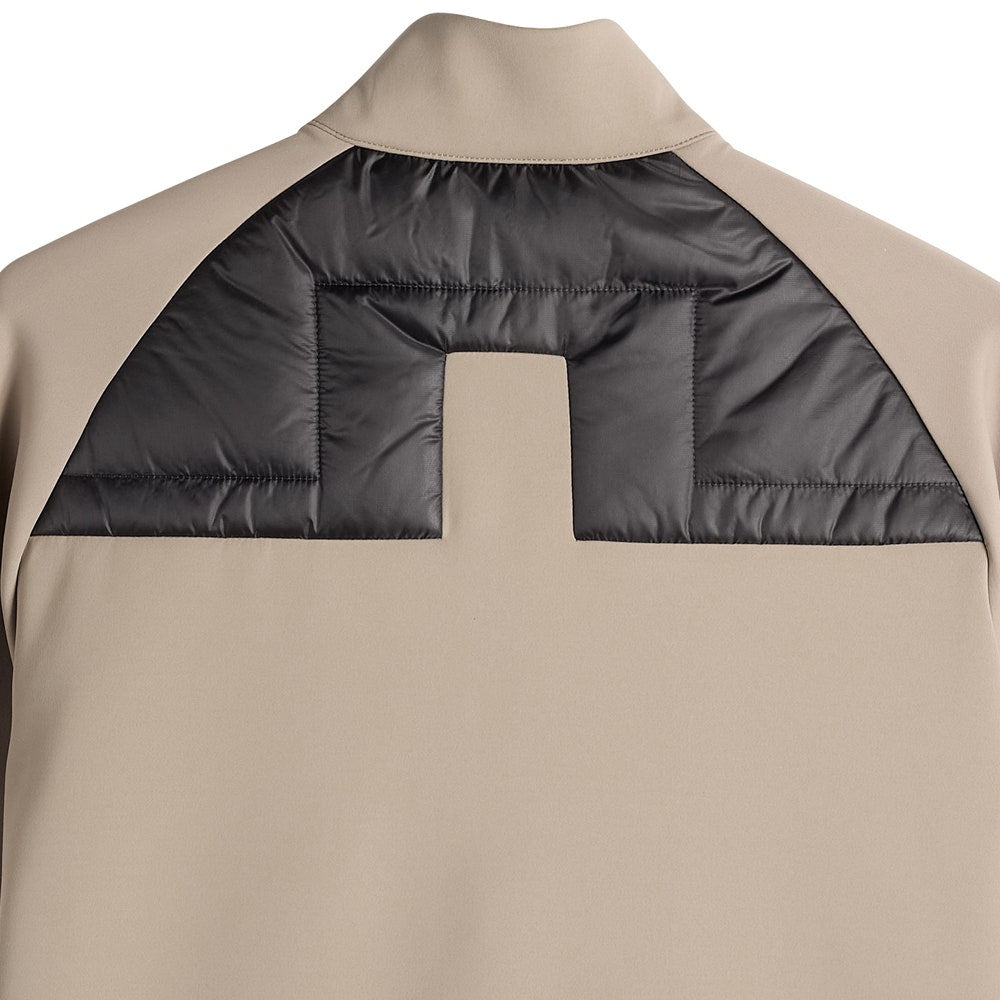 J.Lindeberg Golf Jacket - Heyden Quilted Hybrid FZ - Black SS26