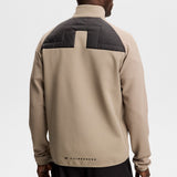 J.Lindeberg Golf Jacket - Heyden Quilted Hybrid FZ - Black SS26