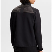 J.Lindeberg Golf Jacket - Heyden Quilted Hybrid FZ - Black AW26