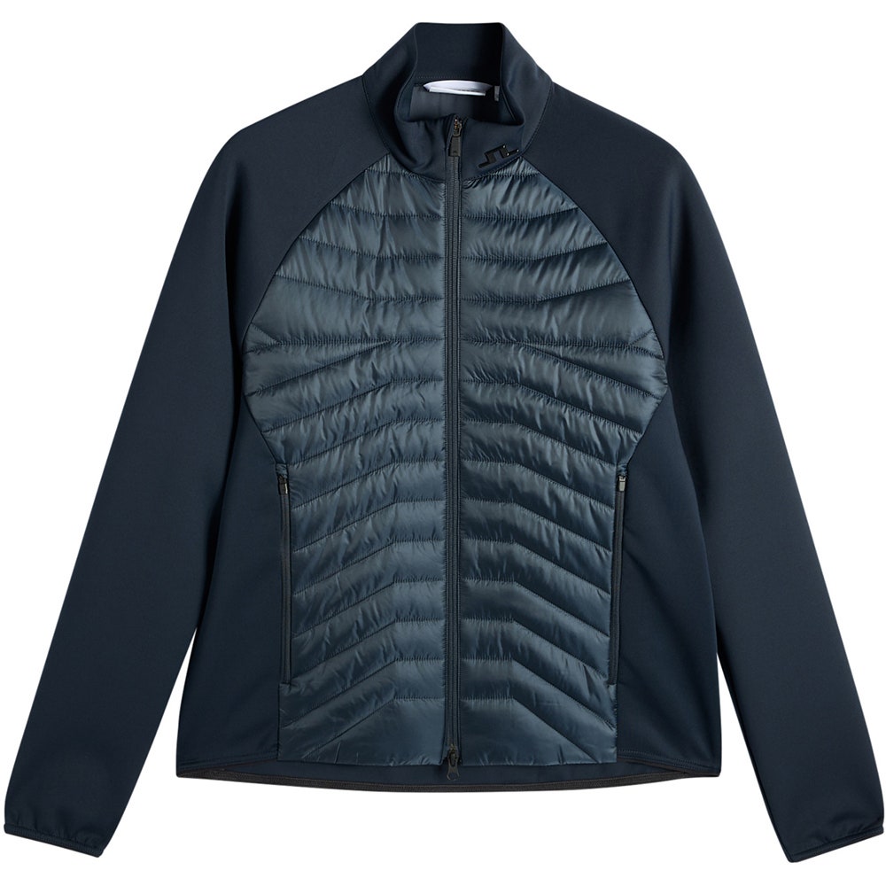 J.Lindeberg Golf Jacket - Heyden Quilted Hybrid FZ - JL Navy AW26