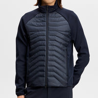 J.Lindeberg Golf Jacket - Heyden Quilted Hybrid FZ - JL Navy AW26