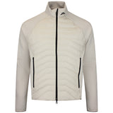 J.Lindeberg Golf Jacket - Heyden Quilted Hybrid FZ - Moonbeam SS26