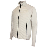 J.Lindeberg Golf Jacket - Heyden Quilted Hybrid FZ - Moonbeam SS26