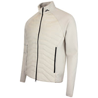 J.Lindeberg Golf Jacket - Heyden Quilted Hybrid FZ - Moonbeam SS26