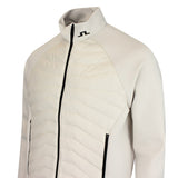 J.Lindeberg Golf Jacket - Heyden Quilted Hybrid FZ - Moonbeam SS26
