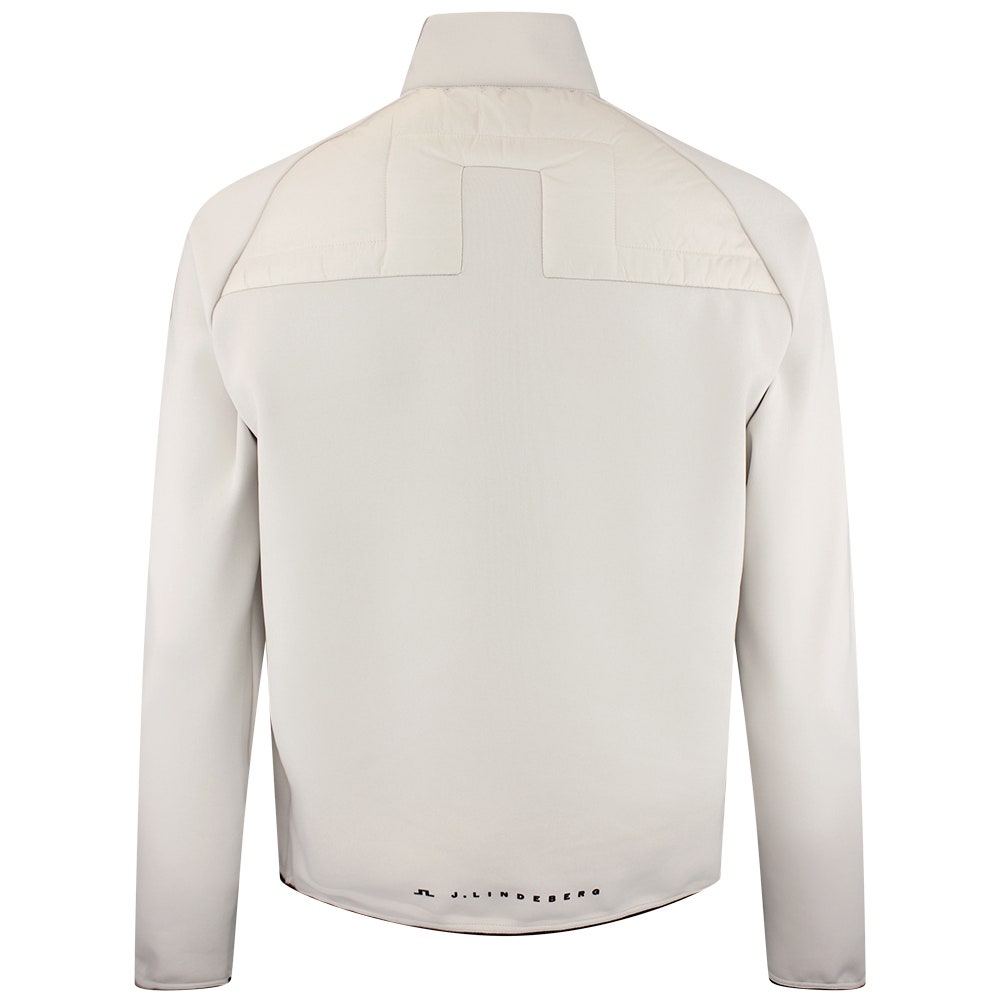J.Lindeberg Golf Jacket - Heyden Quilted Hybrid FZ - Moonbeam SS26