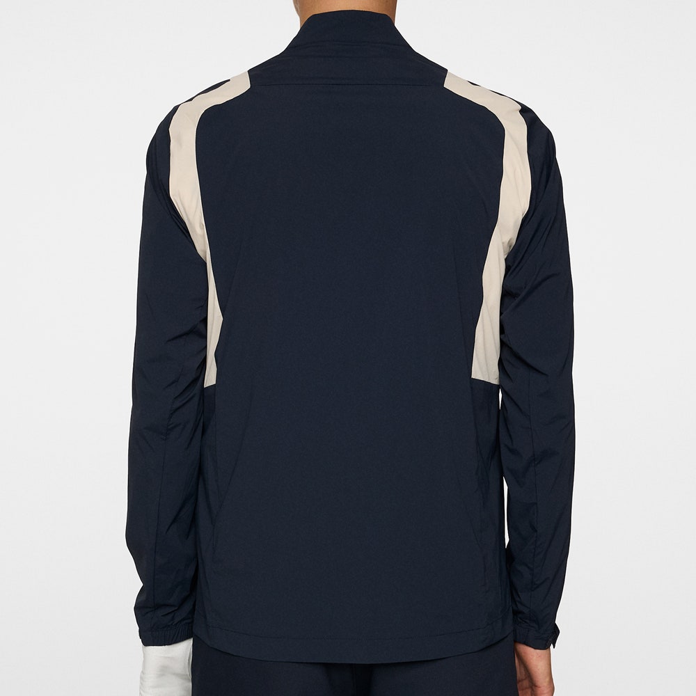 J.Lindeberg Golf Jacket - Jacs Stretch Wind Pro FZ - JL Navy AW25