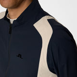 J.Lindeberg Golf Jacket - Jacs Stretch Wind Pro FZ - JL Navy AW25
