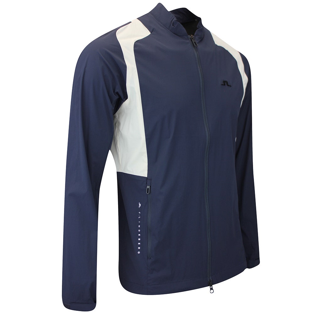 J.Lindeberg Golf Jacket - Jacs Stretch Wind Pro FZ - JL Navy AW25