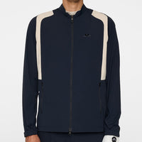 J.Lindeberg Golf Jacket - Jacs Stretch Wind Pro FZ - JL Navy AW25