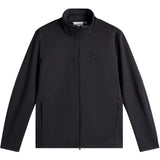 J.Lindeberg Golf Jacket - Johnny Softshell FZ - Black AW26