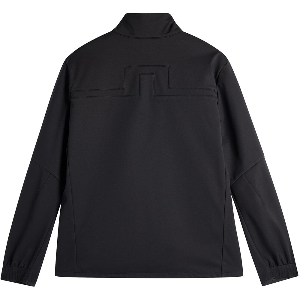 J.Lindeberg Golf Jacket - Johnny Softshell FZ - Black AW26