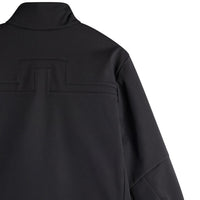 J.Lindeberg Golf Jacket - Johnny Softshell FZ - Black AW26