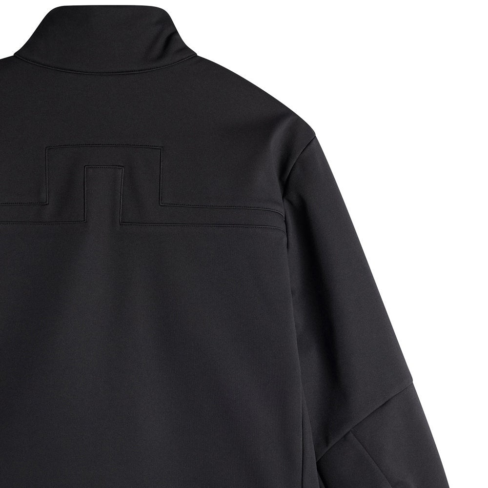 J.Lindeberg Golf Jacket - Johnny Softshell FZ - Black AW26