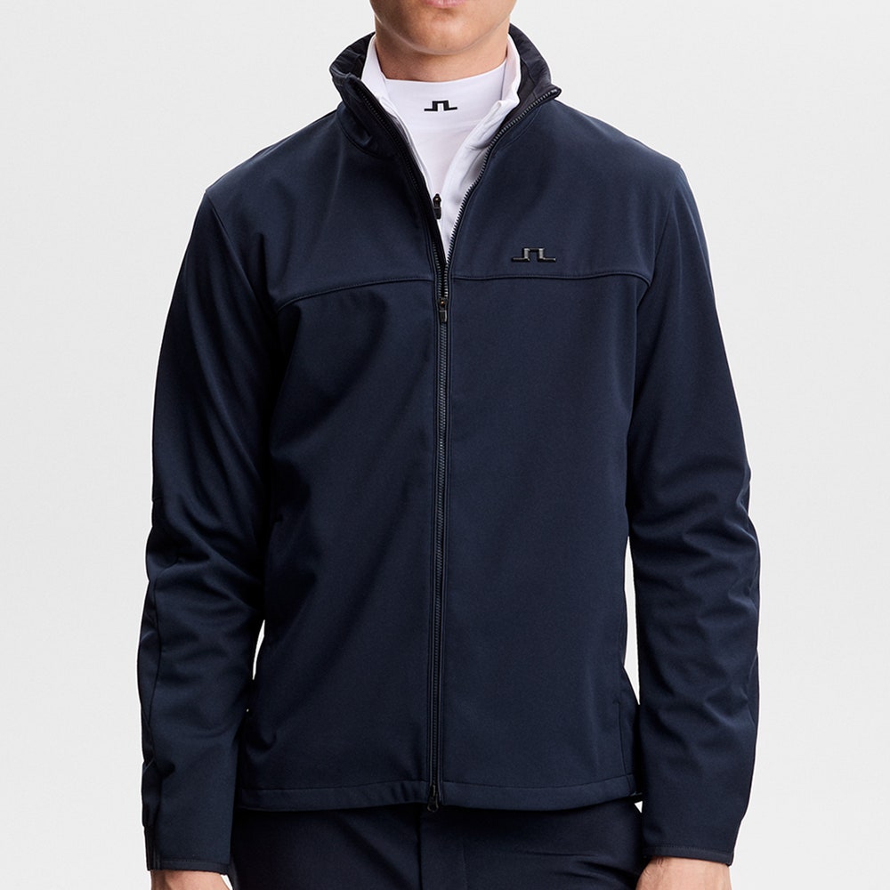 J.Lindeberg Golf Jacket - Johnny Softshell FZ - JL Navy AW26