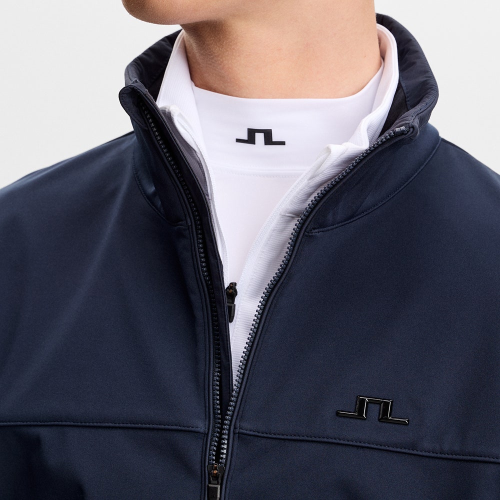 J.Lindeberg Golf Jacket - Johnny Softshell FZ - JL Navy AW26