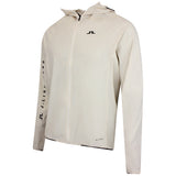J.Lindeberg Golf Jacket - Merrick Windblock Hoodie FZ - Moonbeam SS26