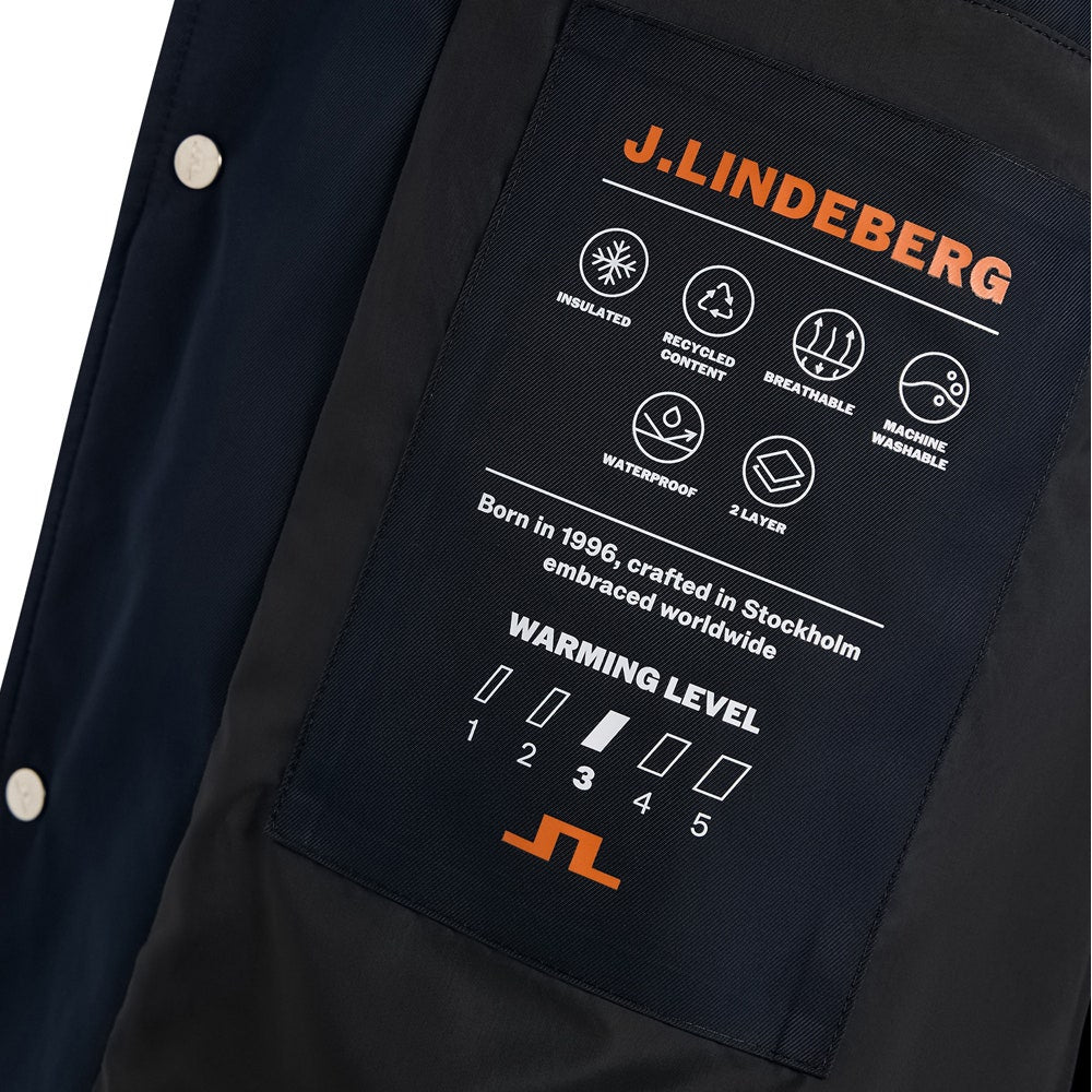J.Lindeberg Golf Jacket - Montana Padded Bomber - JL Navy AW26