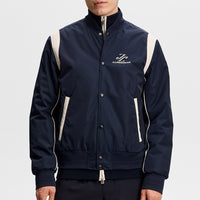 J.Lindeberg Golf Jacket - Montana Padded Bomber - JL Navy AW26