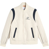 J.Lindeberg Golf Jacket - Montana Padded Bomber - Moonbeam AW26