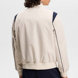 J.Lindeberg Golf Jacket - Montana Padded Bomber - Moonbeam AW26