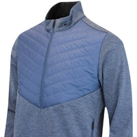 J.Lindeberg Golf Jacket - Raph Quilt Hybrid HZ - V Indigo Mel. AW25