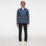 J.Lindeberg Golf Jacket - Raph Quilt Hybrid HZ - V Indigo Mel. AW25